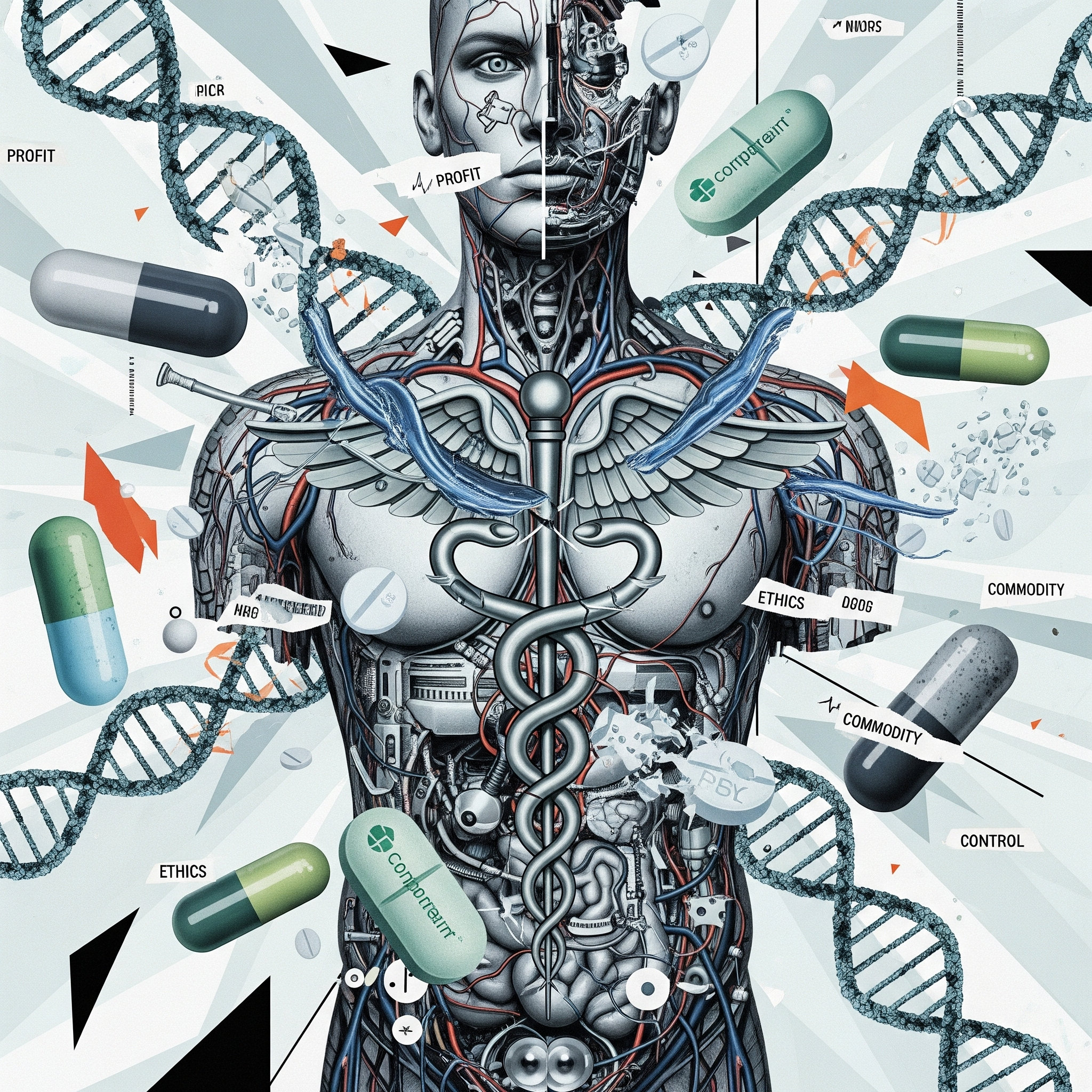 A postmodern image representing the themes of the article.